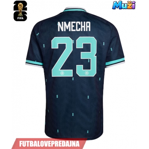 Lacne Muži Futbalové dres Nemecko Felix Nmecha #23 MS 2026 Krátky Rukáv - Preč
